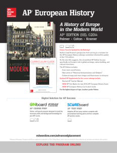 AP* European History