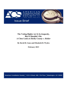 The Voting Rights Act Is In Jeopardy, But It Shouldn't Be: A