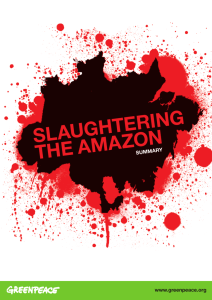 SLAUGHTERING THE AMAZON