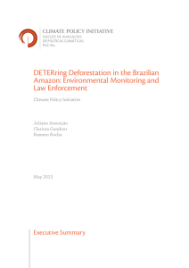 DETERring Deforestation in the Brazilian Amazon