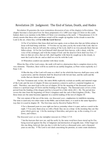 Revelation 20: Judgment: The End of Satan, Death, and Hades PDF