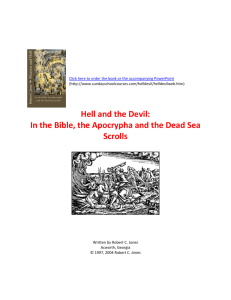 Hell and the Devil - Christian History & Theology Adult Sunday