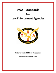 SWAT Standards - National Tactical Officers Association