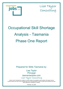 Occupational Skills Shortage Analysis