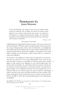 Federalist 63