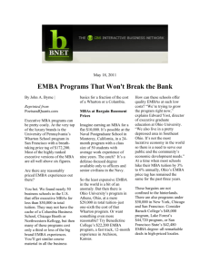 EMBA Programs That Won't Break the Bank