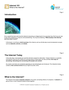 Internet 101: What is the Internet?