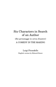 Six Characters in Search of an Author