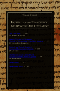 jesot 3.2 - Journal for the Evangelical Study of the Old Testament