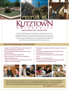 recruit at - Kutztown University