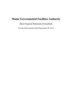 Maine Governmental Facilities Authority