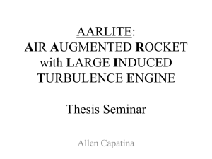 Abstract of the Air Augmented Rocket with Large Induced