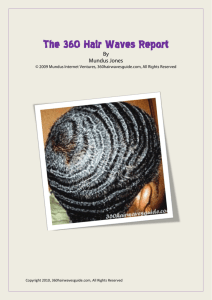 The 360 Hair Waves Report