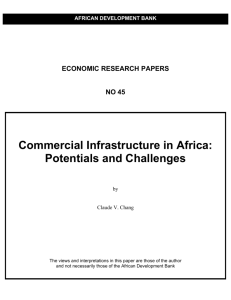 Commercial Infrastructure in Africa