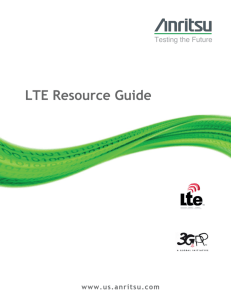 LTE Resource Guide - Electrical & Computer Engineering