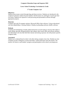 Complete Computer Education Scope and Sequence