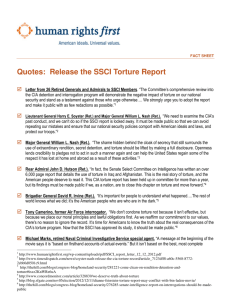 Quotes: Release the SSCI Torture Report