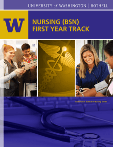 NursiNg (BsN) First Year track - University of Washington Bothell