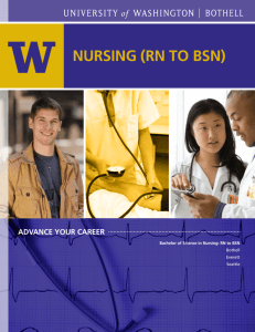 nursing (rn to bsn) - University of Washington Bothell