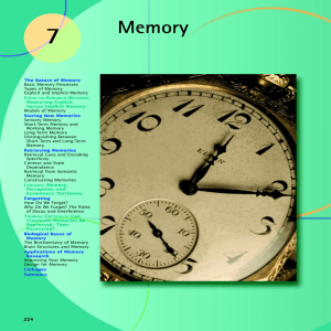7: Memory