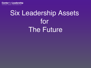 Six Leadership Assets for The Future