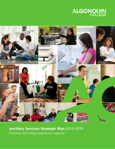 Ancillary Services Strategic Plan 2014–2019