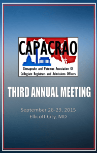 2015 CAPACRAO Program