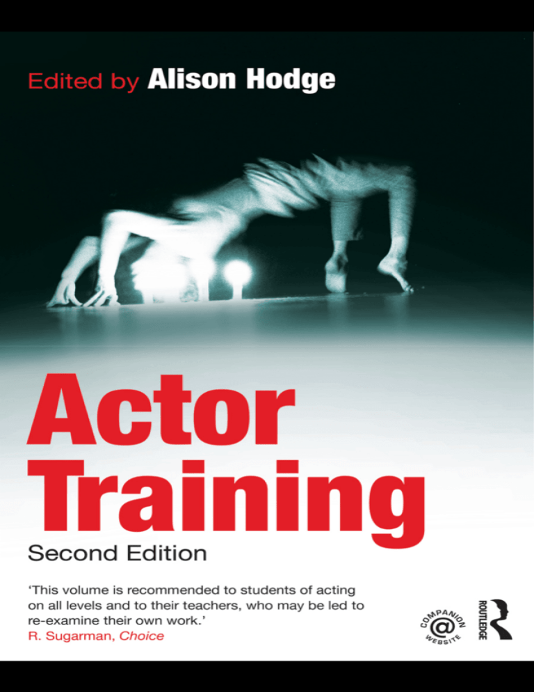 Actor Training Second Edition