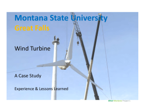 Montana State University o ta a State U es ty
