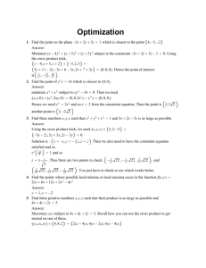 Optimization - BYU Math Dept.