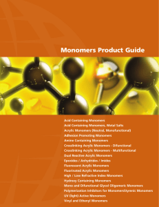 Monomers - Polysciences, Inc.