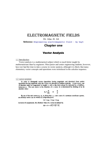 Electromagnetic fields