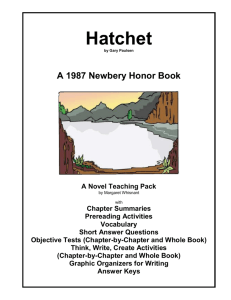 Hatchet - Taking Grades Publishing Company