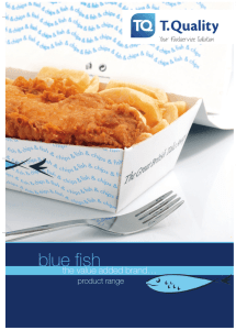 Blue Fish packaging