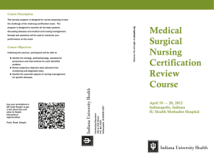 Medical Surgical Nursing Certification Review Course