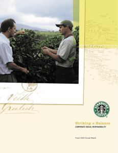 Cover single pages.indd - Starbucks Coffee Company