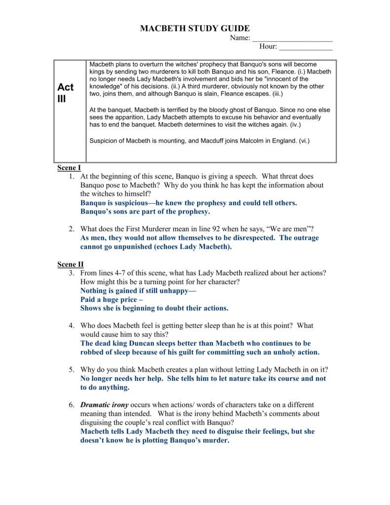 3 study guideTE