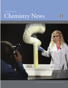 Spring/Summer 2011 Edition - Department of Chemistry