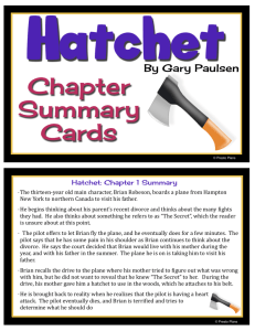 Hatchet Chapter Summary Cards.pages