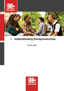 1. Understanding Entrepreneurship
