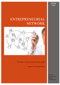 Entrepreneurial network