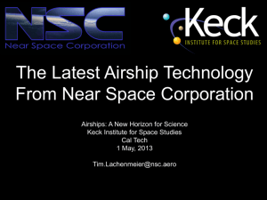 The Latest Airship Technology From Near Space Corporation