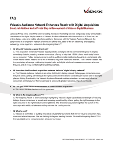 FAQ Valassis Audience Network Enhances