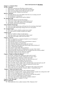 Study Guide Questions for Hiroshima Chapter 1: A Noiseless Flash
