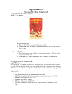 30 kB English II Honors Summer Reading