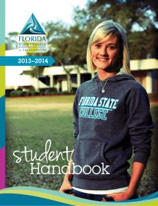 Handbook - Connections - Florida State College at Jacksonville