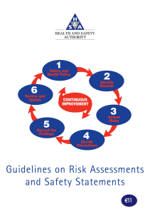 Guidelines on Risk Assessments and Safety Statements
