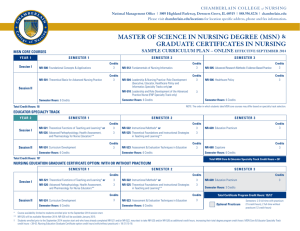 master of science in nursing degree (msn)