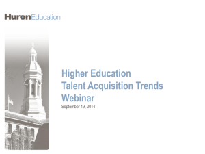 Higher Education Talent Acquisition Trends Webinar