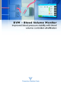 Blood Volume Monitor - Fresenius Medical Care
